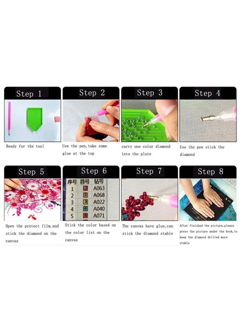 KASTWAVE DIY 5D Diamond Painting Pattern 11.8*15.7 inch - Image 5