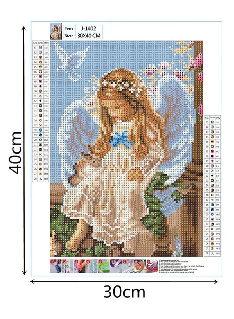KASTWAVE DIY 5D Diamond Painting Pattern 11.8*15.7 inch - Image 2
