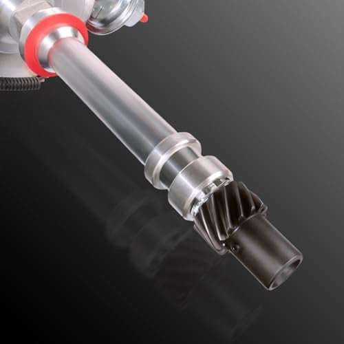 MAS Racing HEI Ignition Distributor with Wiring Set Replacement for Chevy 302 454 gm SBC BBC 65k Coil 7500RPM Chevrolet C10 GMC 400 350 V8 4.6L 5.0L 5.7L 6.5L 6.6L 7.4L(HEI Red Cap) - Image 4