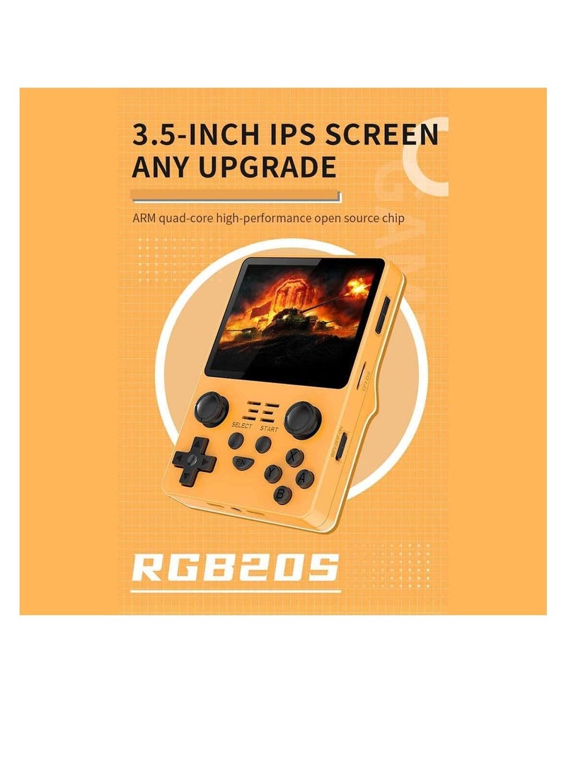 RGB20S Handheld Game Console Retro Open Source System RK3326 3.5-Inch 4:3 IPS Screen Children's Gifts