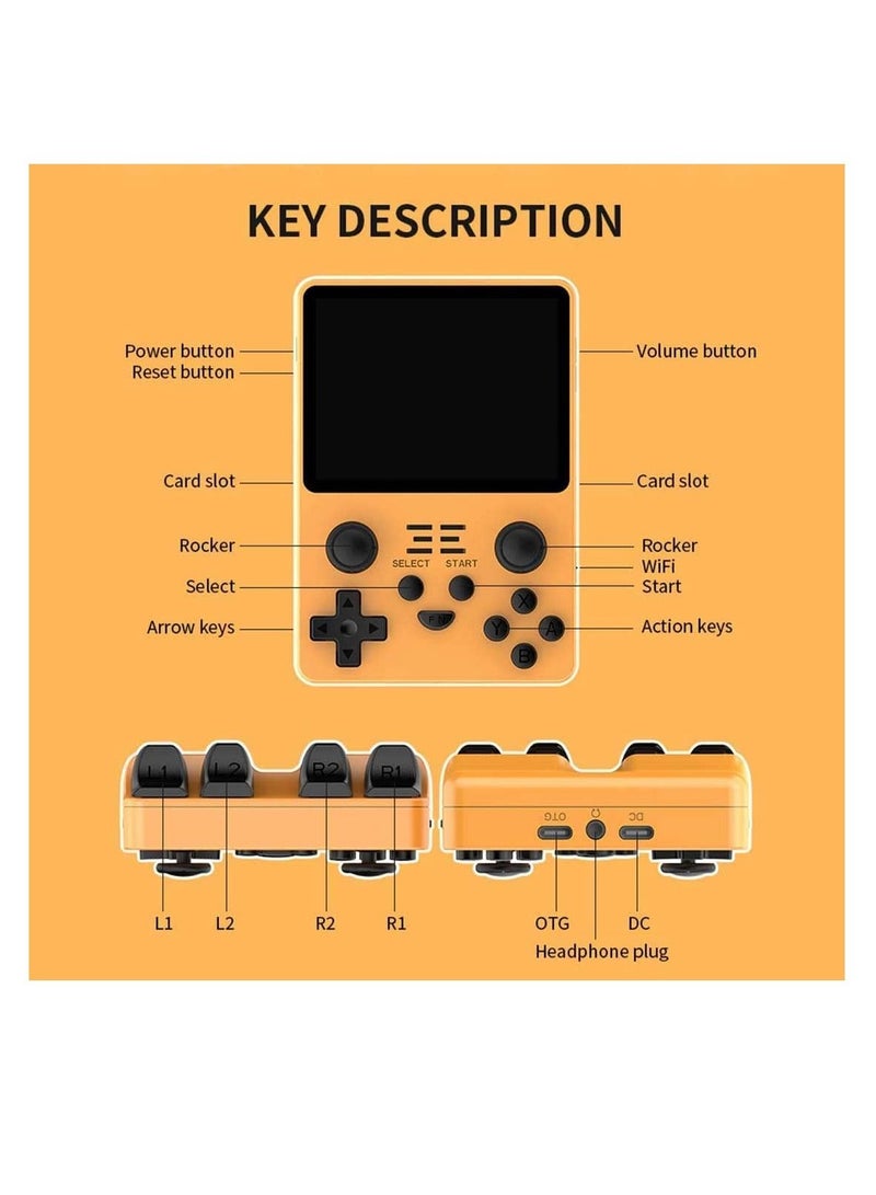 RGB20S Handheld Game Console Retro Open Source System RK3326 3.5-Inch 4:3 IPS Screen Children's Gifts