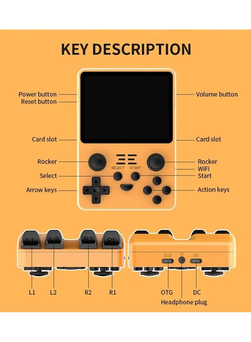 RGB20S Handheld Game Console Retro Open Source System RK3326 3.5-Inch 4:3 IPS Screen Children's Gifts
