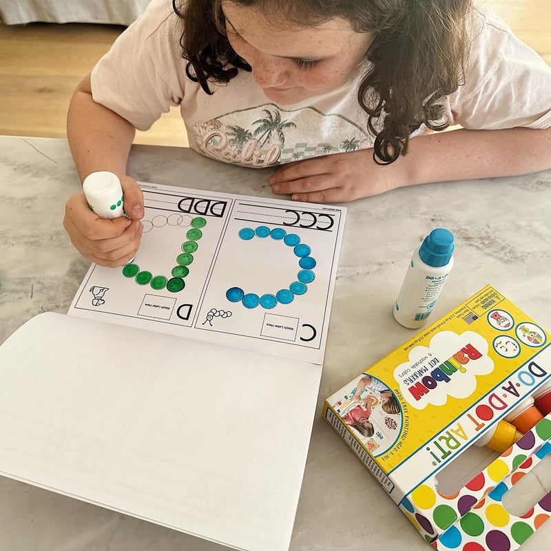 Do.A.Dot Art! Do A Dot Art! Play and Learn Creative Activity and Coloring Book. Great for Learning Numbers, Letters and Shapes. Preschool Kindergarten Teacher Activities Gift, Made in The USA - Image 2