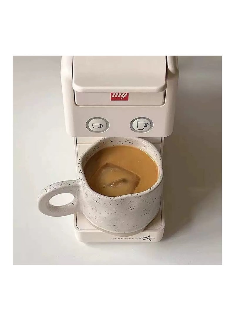 Cafe Ceramic Coffee Mug with Handle, Tea Mug for Drinks, Cappuccino, Latte, Espresso 300ml (White) - Image 2