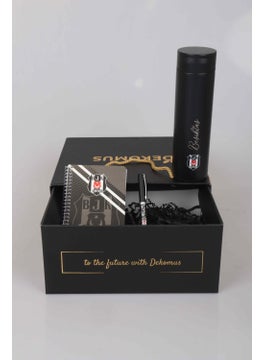 Beşiktaş Licensed Special Boxed Steel Thermos 500 Ml, Agenda, Rollerball Pen Set  - Image 3