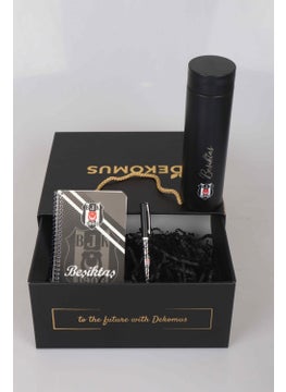 Beşiktaş Licensed Special Boxed Steel Thermos 500 Ml, Agenda, Rollerball Pen Set  - Image 4