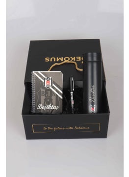 Beşiktaş Licensed Special Boxed Steel Thermos 500 Ml, Agenda, Rollerball Pen Set  - Image 5