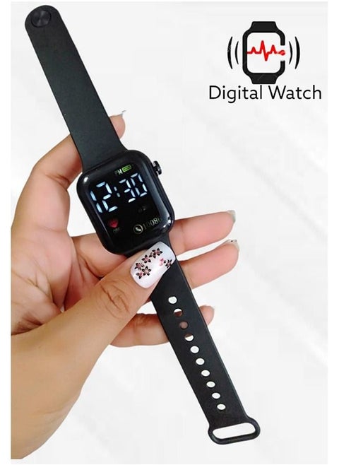 Digital watch - with a silicone strap