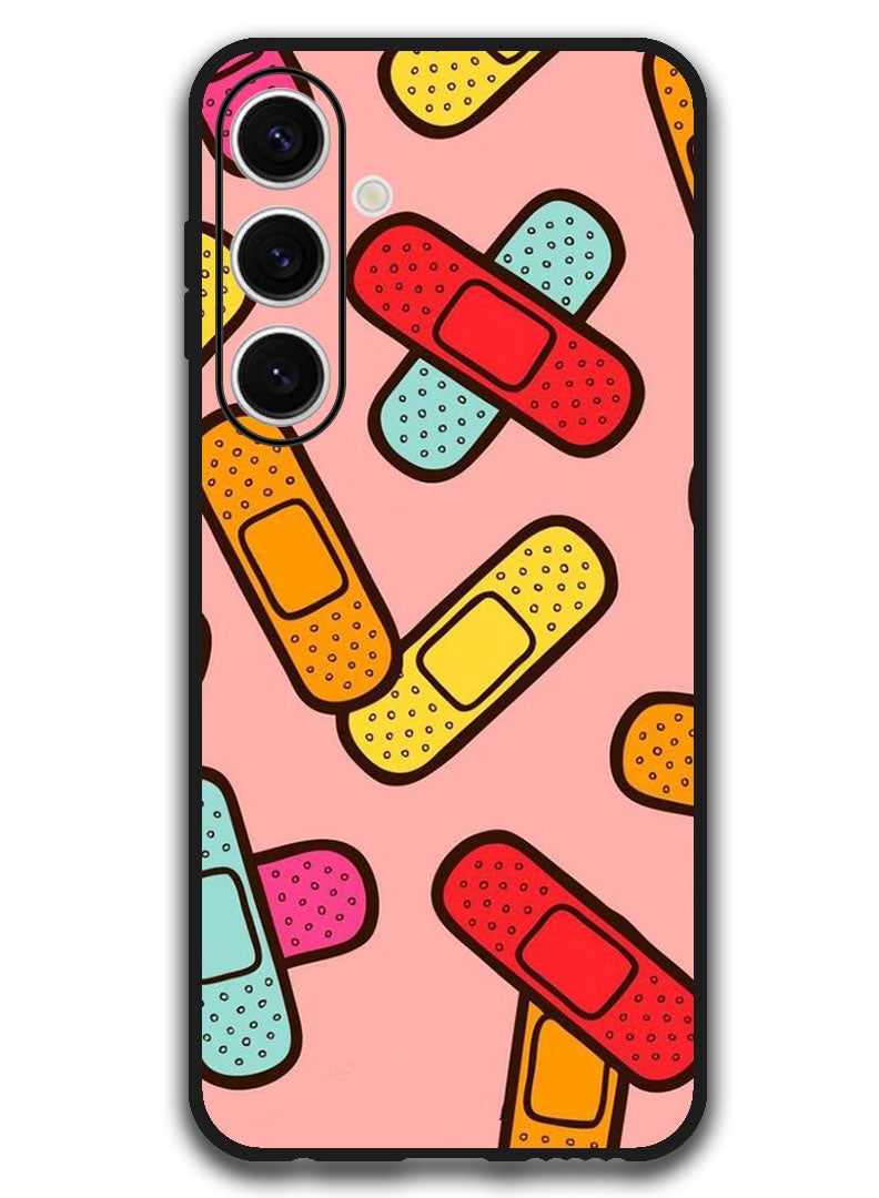 Theodor Protective Case Anti Scratch Shock Proof Bumper Cover For Samsung Galaxy S24 FE Patches - Image 1