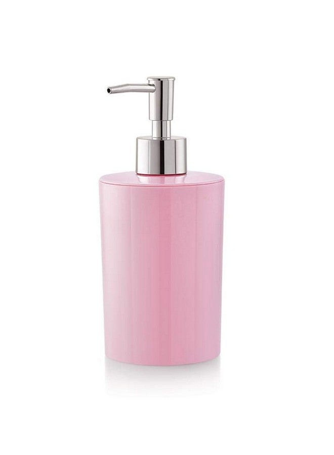 Nimbose¬Æ Liquid Hand Soap Dispensing Bottle with Pump, Easily Refillable Empty Soap/Handwash Dispenser Bottle Plastic Set (Capacity:400 mL, Pink, Qty:1)