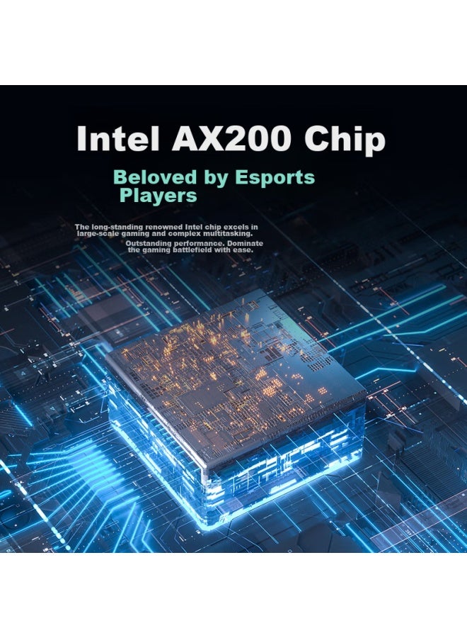 Edup Intel Ax200 Gigabit Pcie Wireless Network Card, Desktop Computer Wifi6 Receiver, Gaming Pc Internal, 5g Dual-band 3000m Bluetooth 5.2, Ep-ax200ls - Image 2