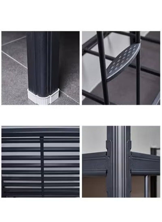 كيكي سرير بطابقين، إطار معدني متين، تصميم موفر للمساحة - Image 5