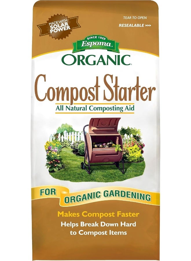 Espoma Organic Compost Starter; All-Natural Composing Aid Helps Break Down Organic Matter To Make Rich Compost For Organic Gardening. 4 Lb. Bag; Pack Of 1  - Image 2
