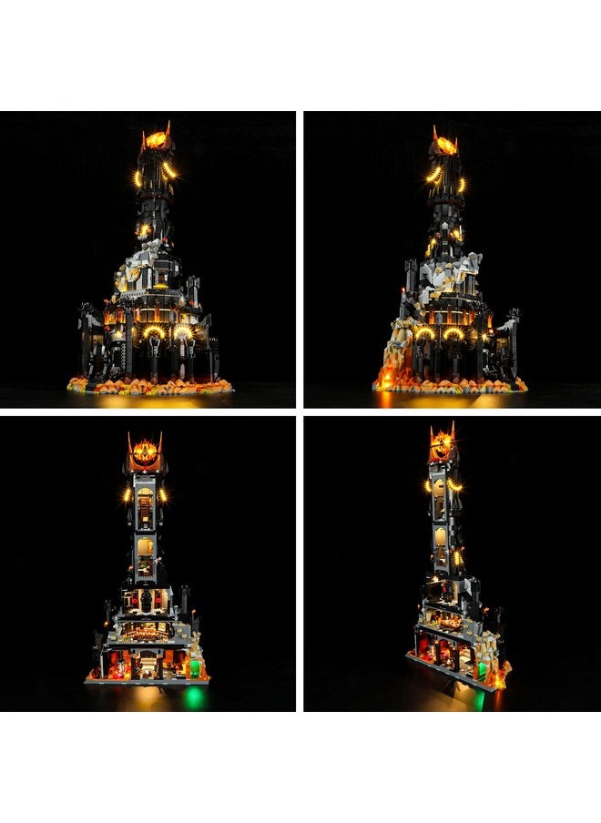 BRIKSMAX - Light Kit For Lego-10333 Barad-Dur - Compatible With Lego Icons Lord Of The Rings Building Set- Not Include Lego Set - Image 1