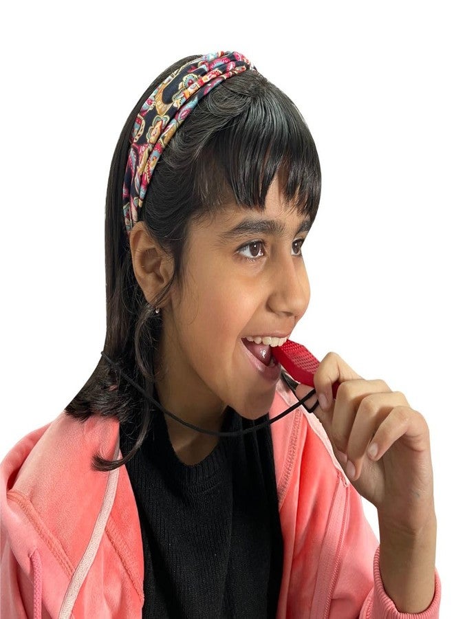 SpeechGears Hickey, A pendant teether for babies, toddlers and child. It reduces irritations due to budding teeth. RED(Medium soft) - Image 4