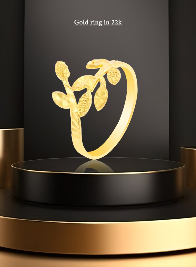 BAFLEH JEWELLERY Unparalleled Craftsmanship and Design: Explore Our Stunning 22kt Gold Rings  - Image 4