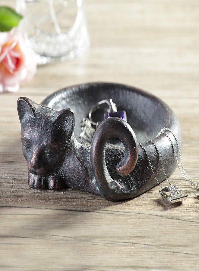 SPI Sleepy Kitty Cat Jewelry Dish - Image 3