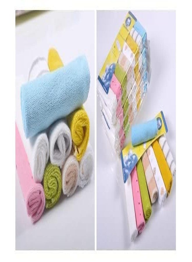 Magic Town Baby Gerber Cotton Wash Cloth Napkin 8 Pack (Multi Print) - Image 5