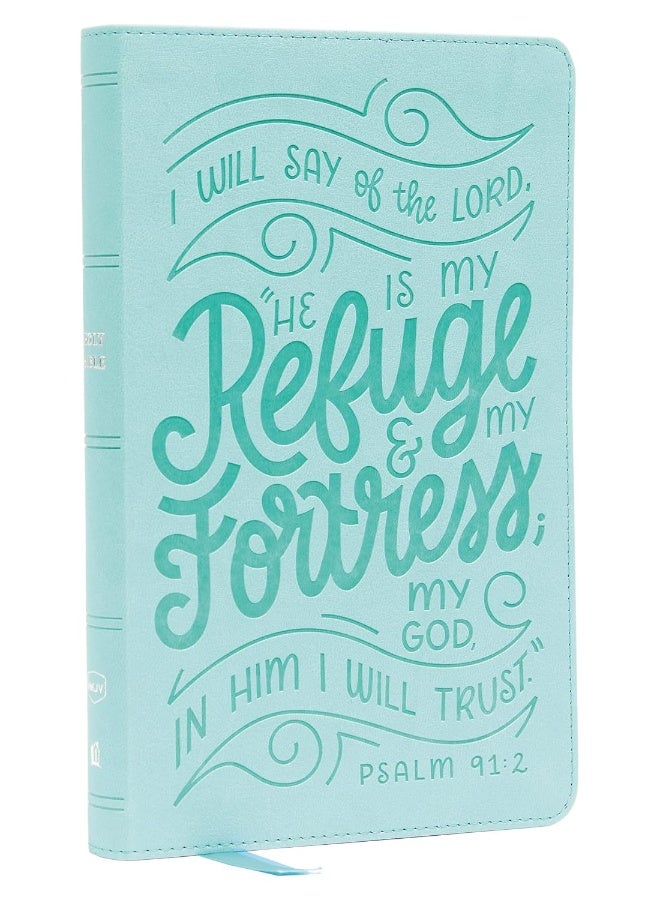 NKJV, Thinline Youth Edition Bible, Verse Art Cover Collection, Turquoise Leathersoft, Red Letter, Comfort Print: Holy Bible, New King James Version - Image 1