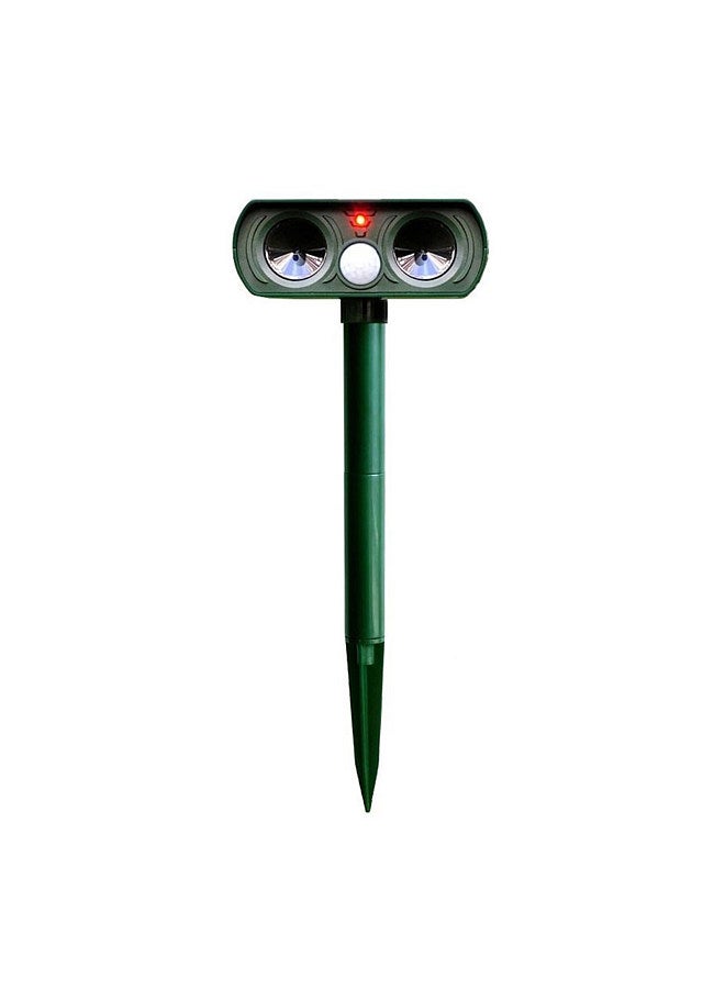 Generic Ultrasonic Animal Repeller with Motion Sensor Solar Powered Outdoor Pest Repellent Waterproof Garden Repellers for Mice Rats Squirrels Skunks Raccons Dogs Cats Foxes Birds  - Image 4