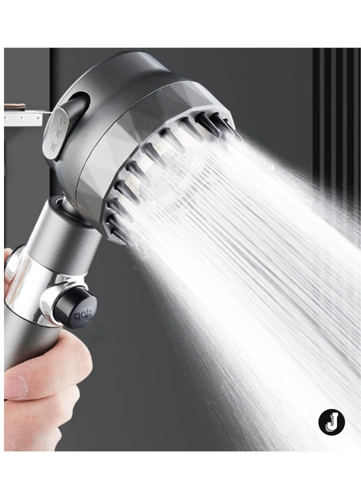 JAJEEK "NEW High Pressure Shower Head with Scalp Massager & Shampoo Brush – 4-in-1 Detachable Set for Hair & Skin Care" - Image 1