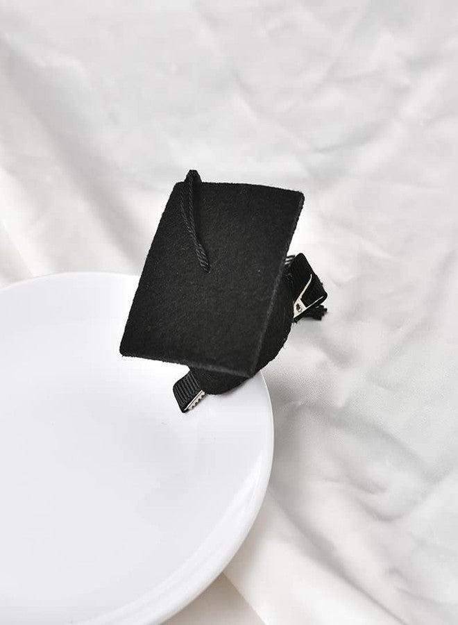 Guqqeuc Graduation Hair Clip with Mini Cap for Women, Men, Boys, Girls - Mini Graduation Grad Party Favors and Decorations - Image 4
