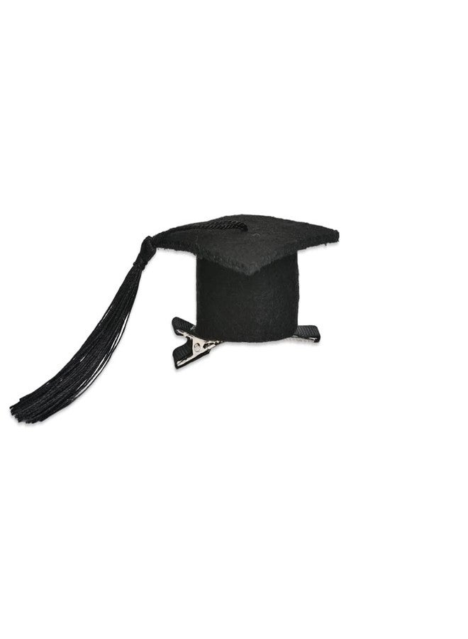 Guqqeuc Graduation Hair Clip with Mini Cap for Women, Men, Boys, Girls - Mini Graduation Grad Party Favors and Decorations - Image 1