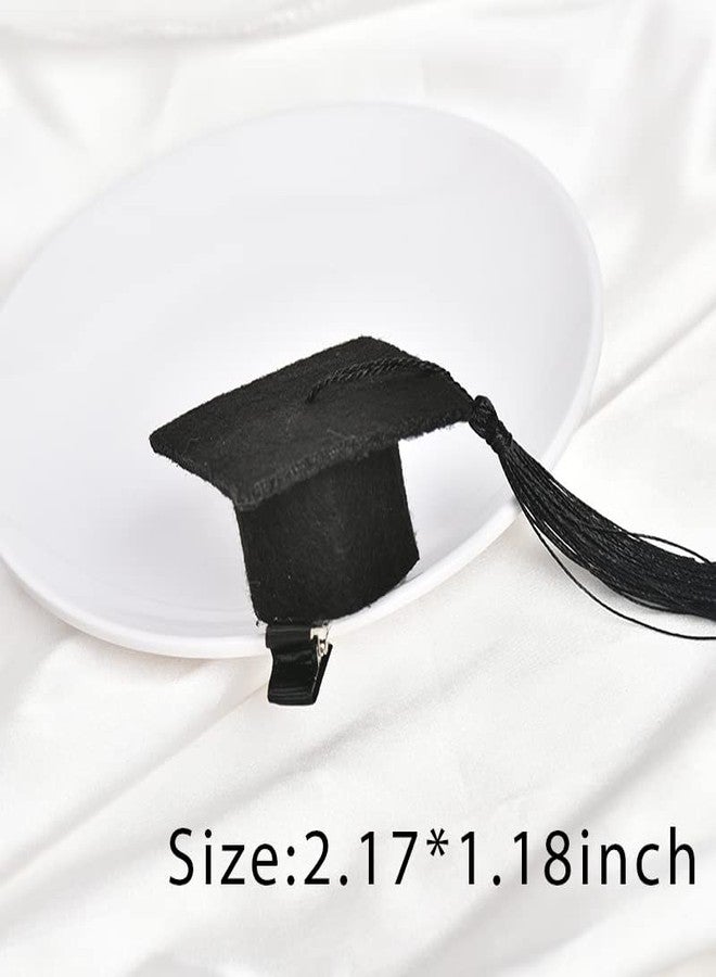 Guqqeuc Graduation Hair Clip with Mini Cap for Women, Men, Boys, Girls - Mini Graduation Grad Party Favors and Decorations - Image 5