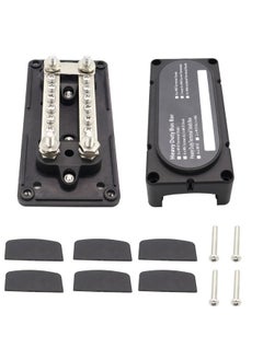CP-3087-01 100A 48V 12-way M6 Terminal Busbar(Black)