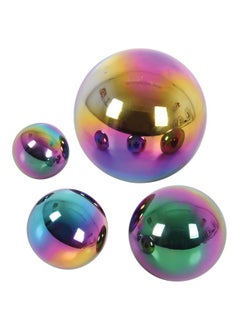 TickiT 72221 Sensory Reflective Balls Color Burst Set Of 4 Ages 0M+ Mirrored Iridescent Spheres For Babies And Toddlers Calming Sensory Toy  - Image 1