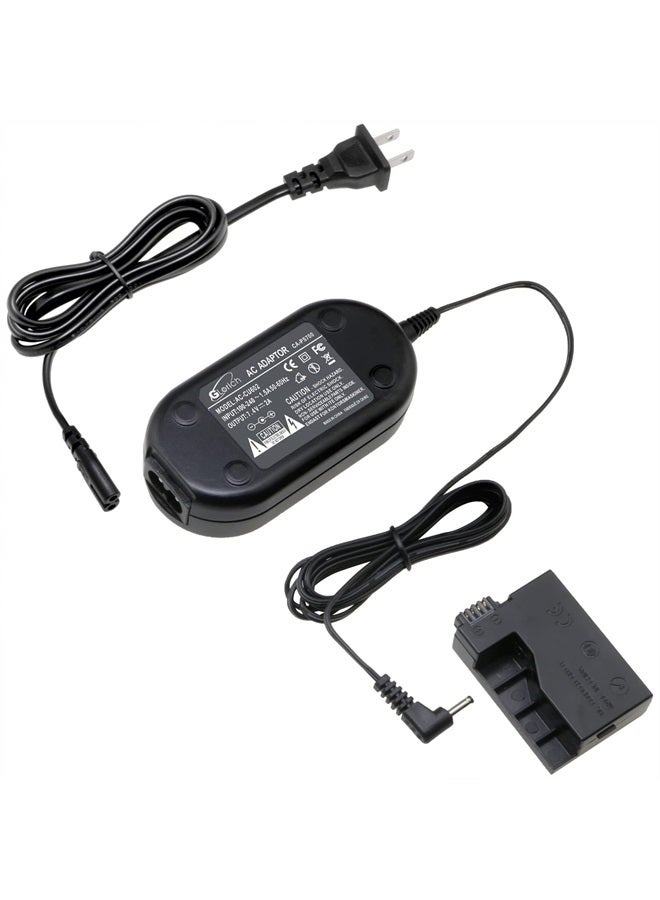 Glorich ACK-E8 AC Power Adapter DR-E8 DC Coupler LP-E8 Dummy Battery Power Supply Kit for Cameras Canon EOS Rebel T5i T4i T3i T2i 700D 650D 600D 550D Kiss X7i X6i X5 X4 - Image 1