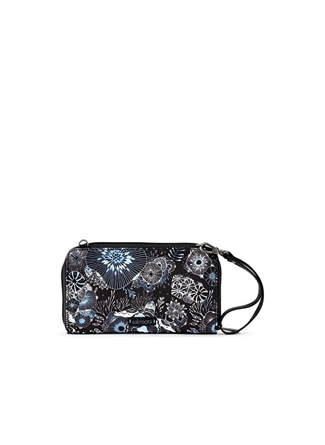 Sakroots womens Large Smartphone Crossbody Bag in Eco-twill Large Smartphone Crossbody Bag in Eco-Twill, Convertible Purse with Detachable Wristlet Strap, Includes Phone Wallet Pockets  - Image 4