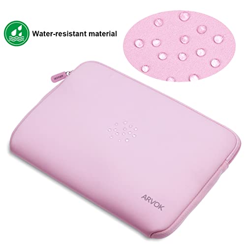 Arvok 11 11.6 12 Inch Laptop Sleeve Case for MacBook Air 12, Water-Resistant Neoprene Notebook Computer Tablet Sleeve, Carrying Bag Cover for Chromebook/HP/Dell/Lenovo/Asus/Acer, Pink - Image 5