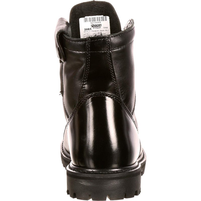 ROCKY Side Zipper Jump Boot, Black, Size 10.5(ME) - Image 4