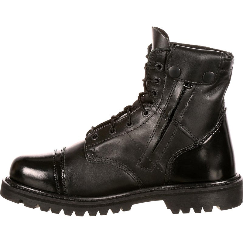 ROCKY Side Zipper Jump Boot, Black, Size 10.5(ME) - Image 5