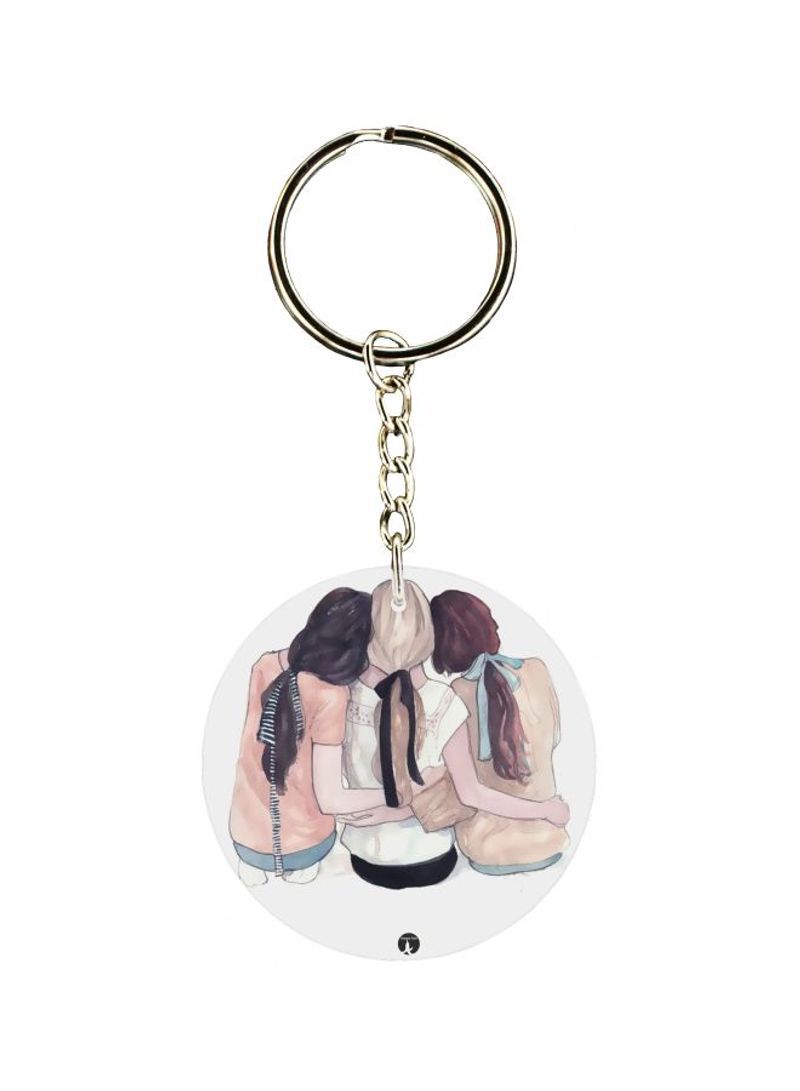 Girls Printed Keychain