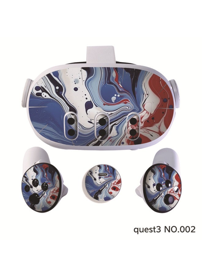 Generic Quest3 Stickers Are Suitable For Meta Quest 3 Skins Skin Color Stickers Protective Film Paste Without Residual Glue-Color:02  - Image 1