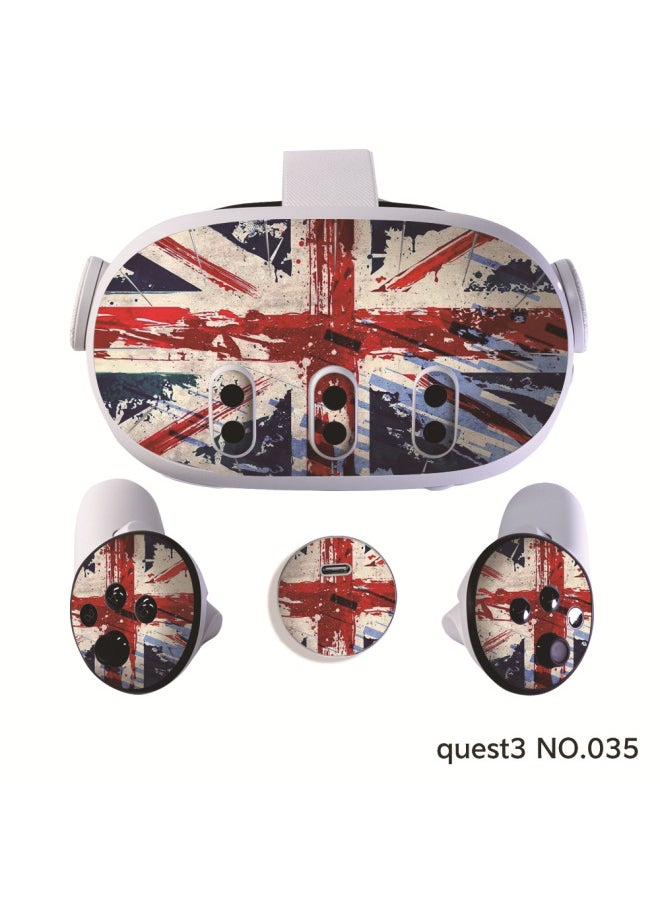 Generic Quest3 Stickers Are Suitable For Meta Quest 3 Skins Skin Color Stickers Protective Film Paste Without Residual Glue-Color:02  - Image 5