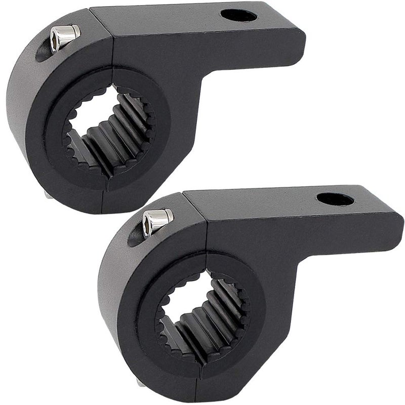 STDYSUN Motorcycle Bull Bar Mounting Bracket 2PCS Horizontal Light Mount Clamp Kit for 0.75" /0.87"/1.1"/1.25" Tubes fit for LED Driving Lights, Spotlights Fits Truck, ATV, & Motorcycle Crash Bars - Image 1