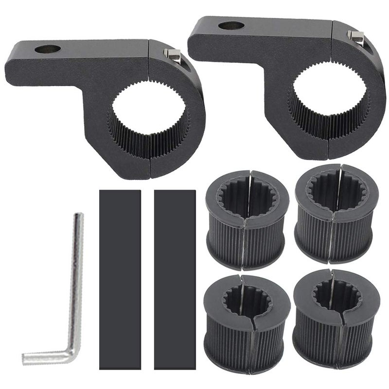 STDYSUN Motorcycle Bull Bar Mounting Bracket 2PCS Horizontal Light Mount Clamp Kit for 0.75" /0.87"/1.1"/1.25" Tubes fit for LED Driving Lights, Spotlights Fits Truck, ATV, & Motorcycle Crash Bars - Image 3