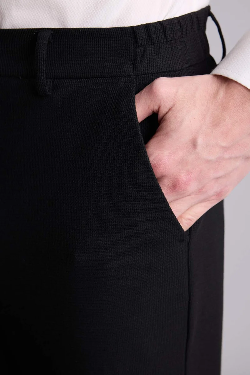 Defacto  Tailored Fit Ankle Length Trousers for Men | Best Price UAE
