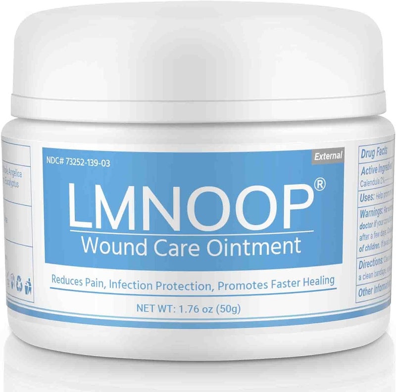 LMNOOP مرهم قرح الفراش كريم شفاء الجروح علاج إصلاح الجلد حماية من العدوى مرهم الإسعافات الأولية لقرح الفراش قرح الضغط القدم السكري قرح الساق الحروق الجروح - Image 1