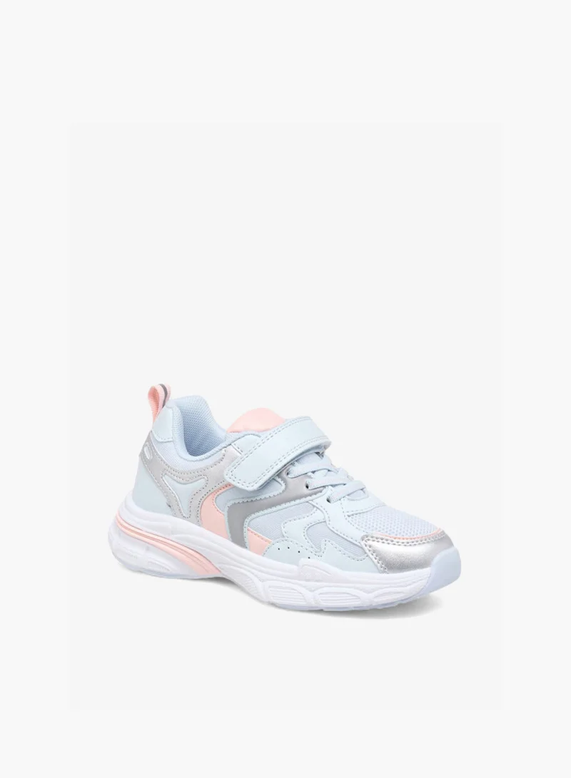 ليتل ميسي سنيكرز بناتي بألواح وإغلاق بشريط لاصق