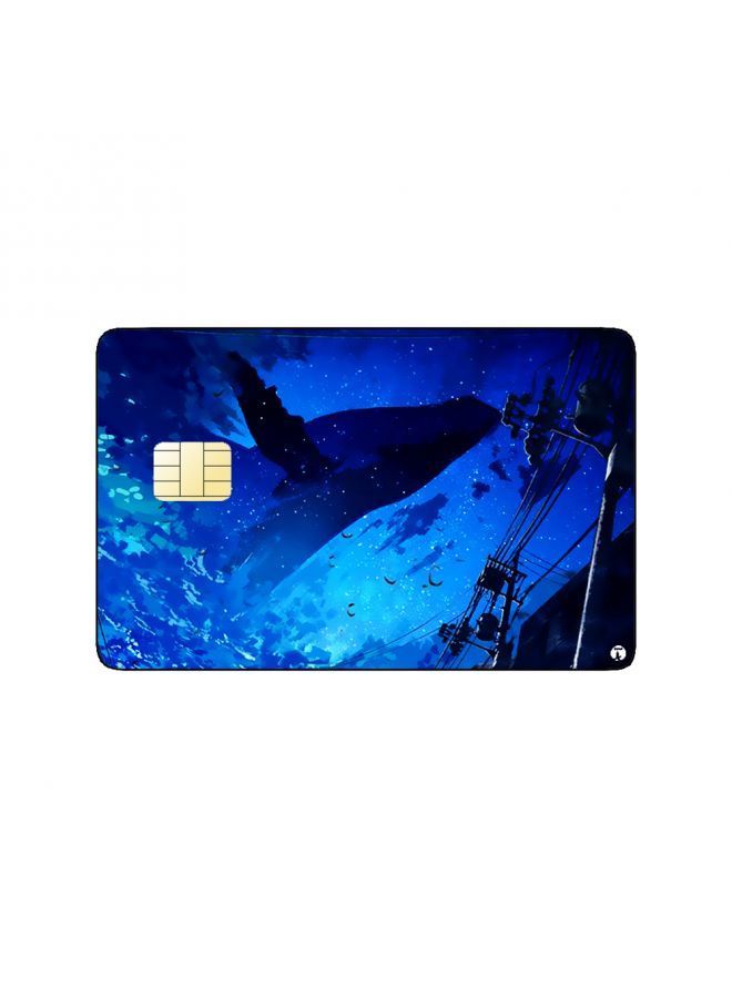 RKN PRINTED BANK CARD STICKER Aesthetic Under Sea Drawing - Image 2