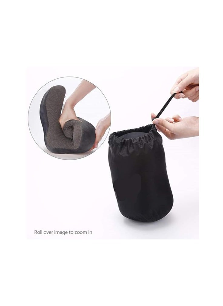 Arabest - Travel Pillow Luxury Memory Foam Neck & Head Support Pillow Soft Sleeping Rest Cushion for Airplane Car & Home Best Gift - Image 1