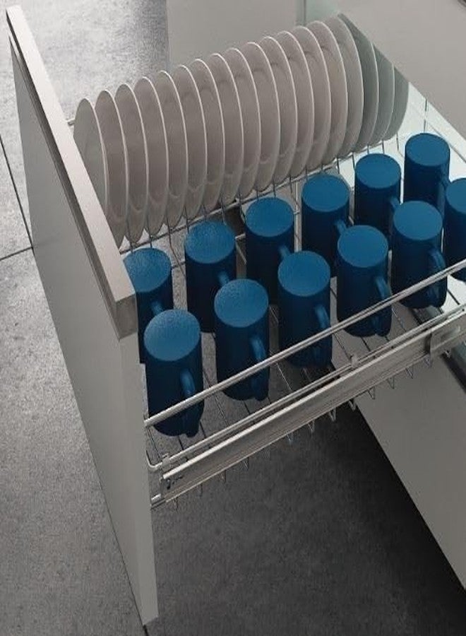 TORO Cutlery Tray Basket/Plate Organizer for Modular Kitchen Trolley/Cabinet/Drawer (CUP-15X20X04) - Image 5