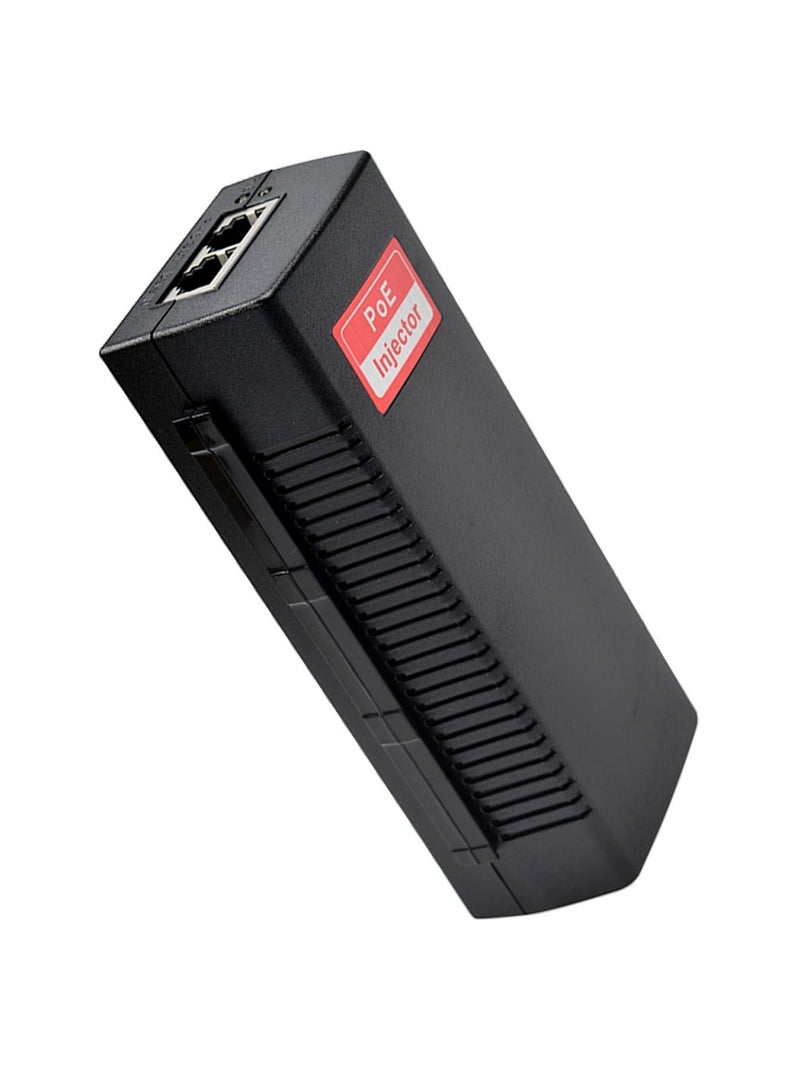 Gigabit PoE Injector, Gigabit 30W PoE Injector 48V DC Adapter, Plug and Play, Non-PoE to PoE Adapter, Distance Up to 100m, 1000Mbps  - Image 1