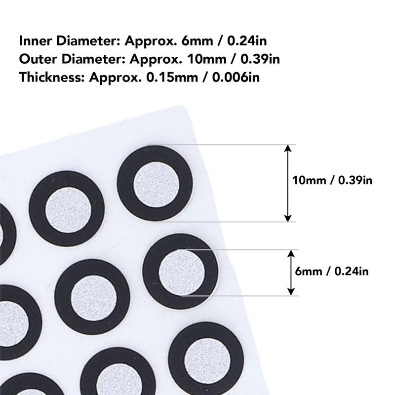 3D Scanner, 3pcs 3D Scanning Markers, 6mm Inner Diameter and 10mm Outer, with High Reflectivity, Suitable for Motion Capture and Gait Analysis,for Precise Optical Tracking - Image 5