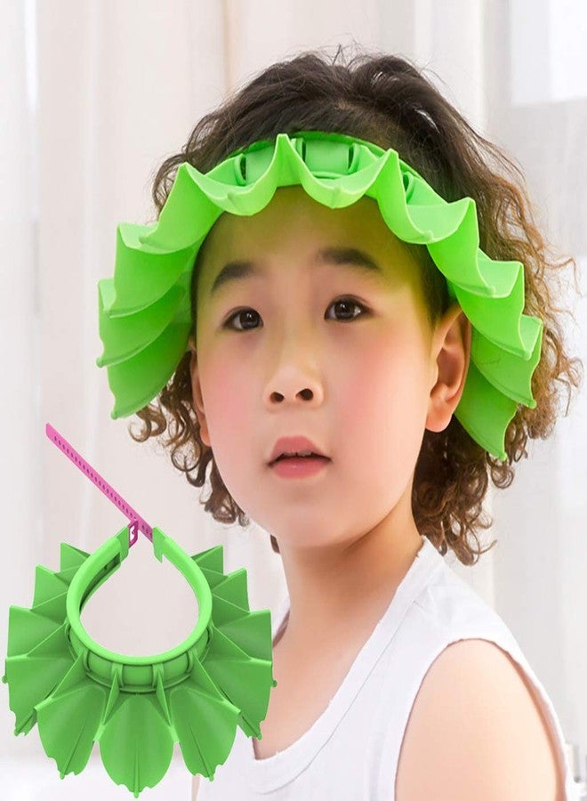 OLEWELL Baby Shower Cap Silicone Bathing Hat, Adjustable Shower Cap Kids, Infants Soft Protection Hat Safety Visor Cap Hat for Toddler Children 1-12 Years old/16.5-22.8 Inches - Image 1