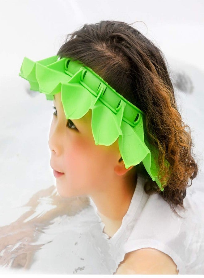 OLEWELL Baby Shower Cap Silicone Bathing Hat, Adjustable Shower Cap Kids, Infants Soft Protection Hat Safety Visor Cap Hat for Toddler Children 1-12 Years old/16.5-22.8 Inches - Image 3